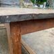 Farmhouse dining table 205cm for 8/10 people in solid pine with 1 drawer 1930