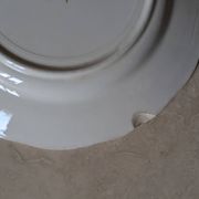 Deux assiettes plates Sarreguemines Agreste