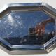 Service tray Art Deco style Jean Couzon vintage wooden handles