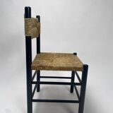 Mid-Century Dordogne Chairs in the style of Charlotte Perriand, 1960s, Set of 4