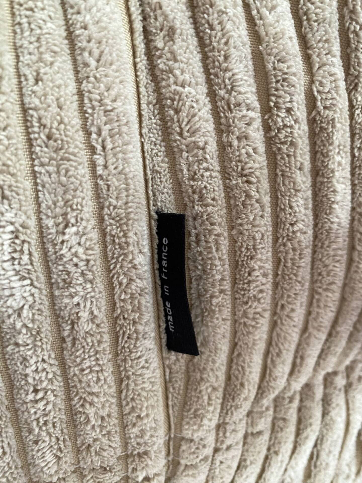 Ligne roset – ensemble togo 4 pièces – velours côtelé beige
