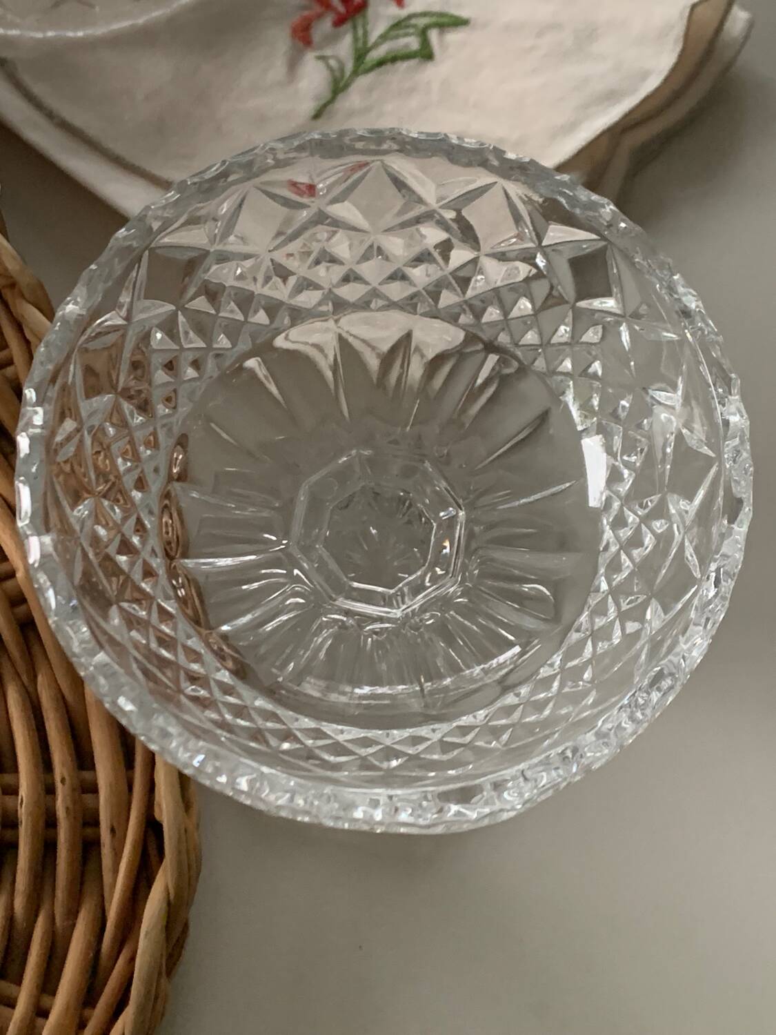 Crystal dessert cups