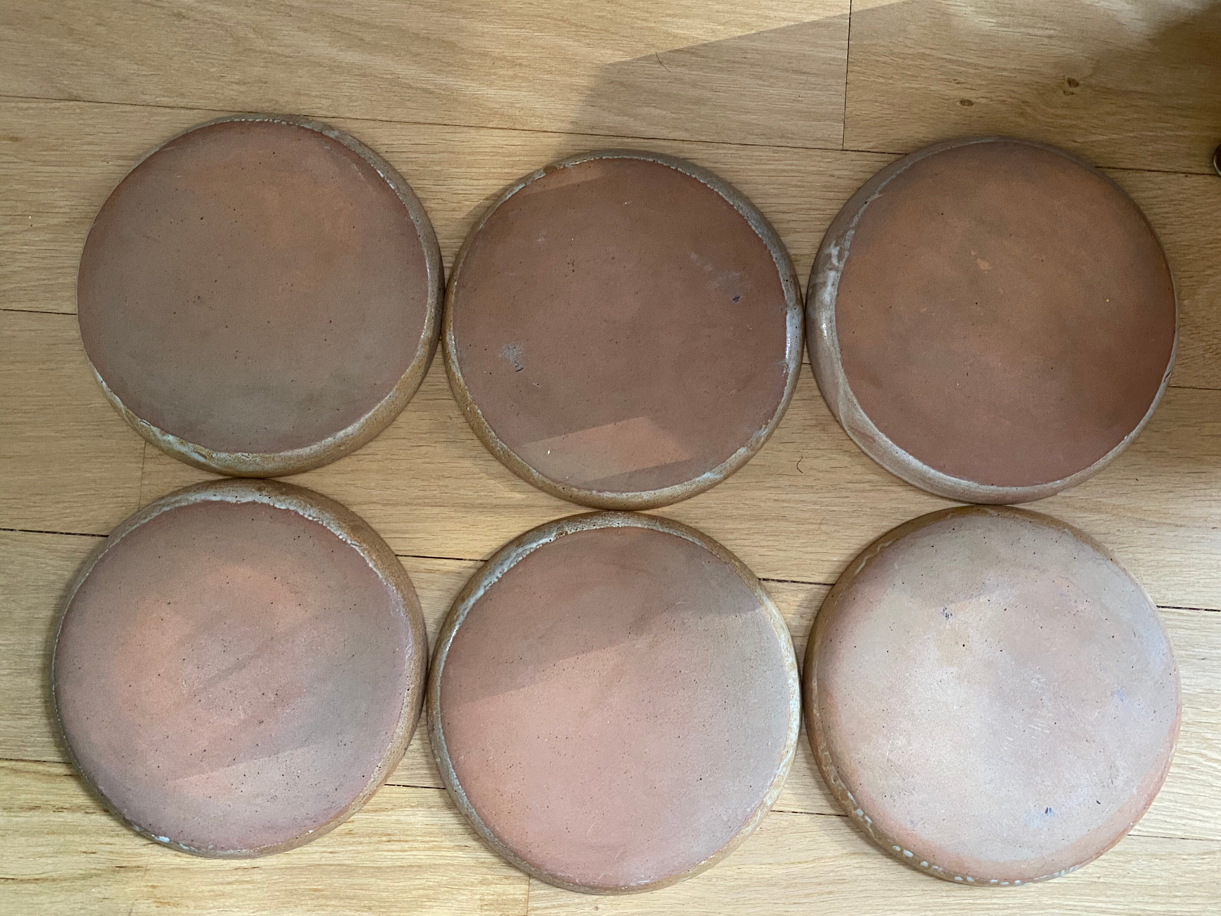 6 sandstone plates