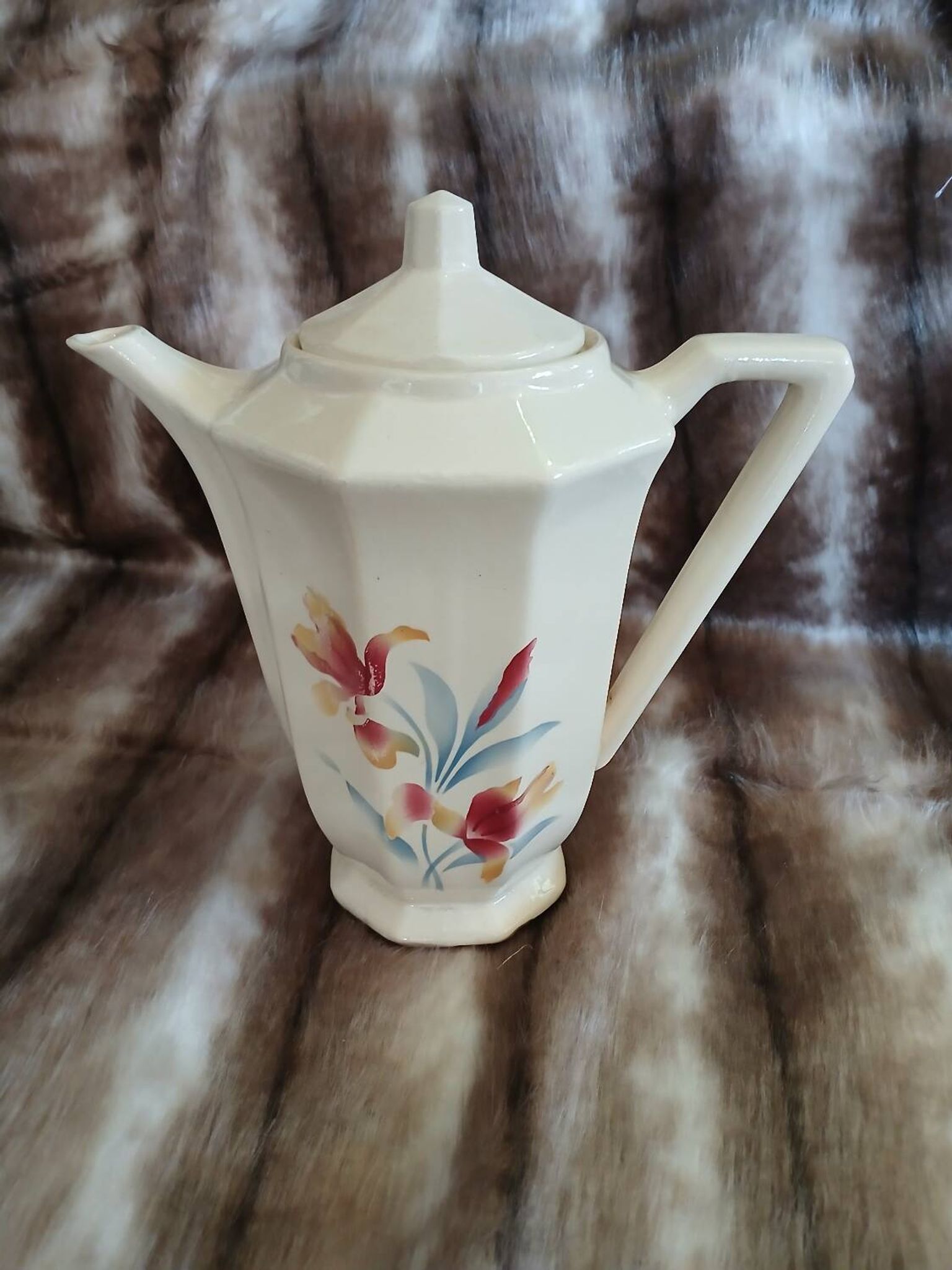 Old teapot/coffee pot from Digoin and Sarreguemines