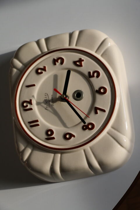 Lutetia ceramic wall clock
