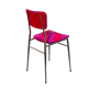 Duo de chaises patchwork rouge/violet