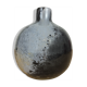 Polychrome ball vase in blown glass