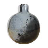 Polychrome ball vase in blown glass