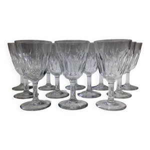 baccarat – 12 verres - cristal