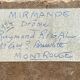 Hsp painting "view of mirmande" drôme, village and vineyard signed raymond rigal