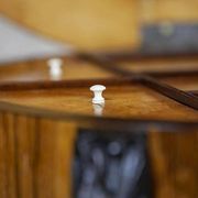 Inlaid Sewing Table in Various Woods, 1890s