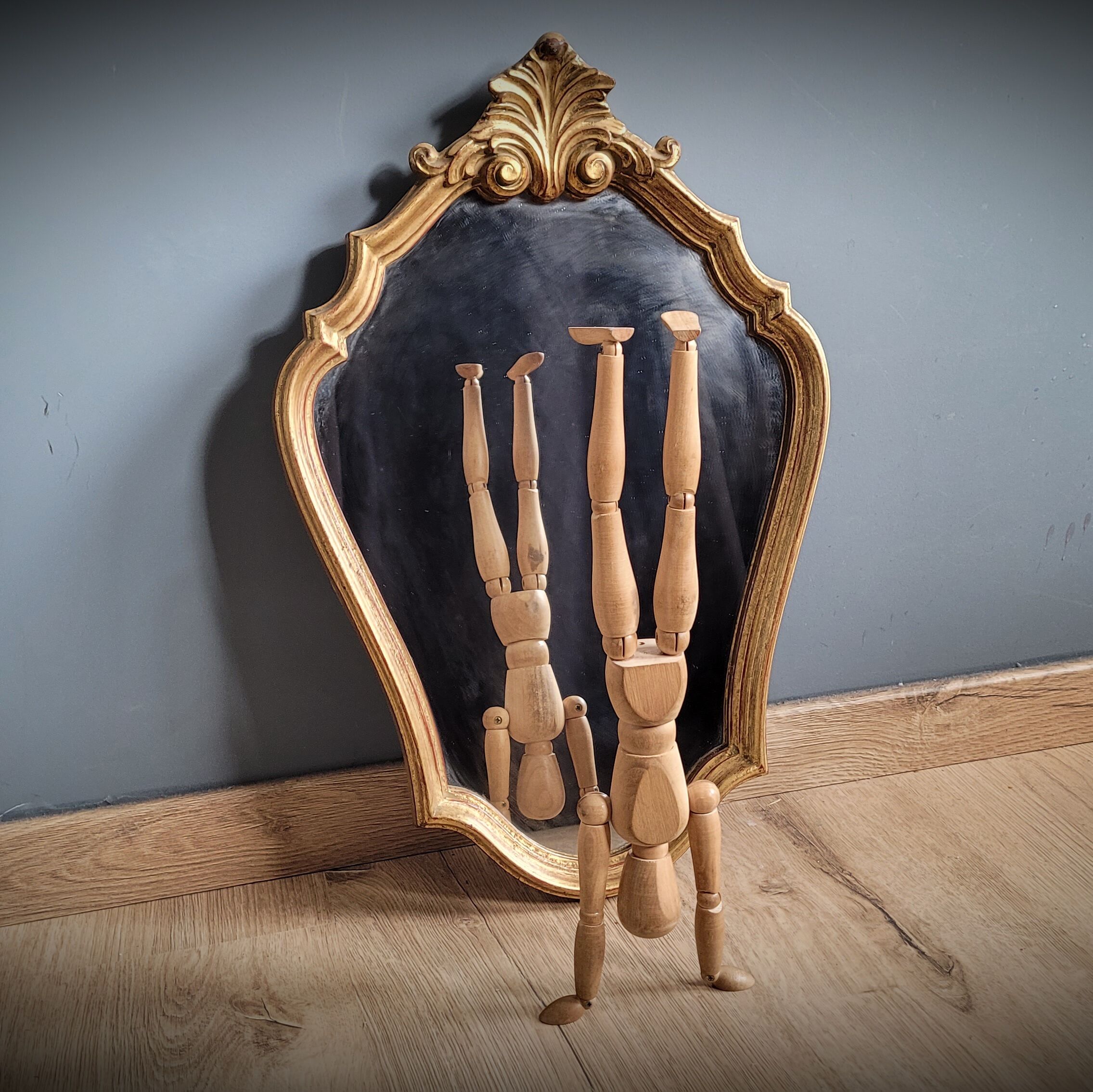 Baroque Golden Mirror 12 49x32cm