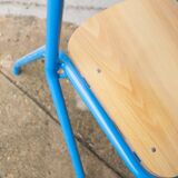 Wooden and metal children's chair
