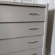 Vintage chest of drawers with spindle legs