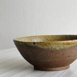 Handmade ceramic craft bowl, rustic glazed bowl