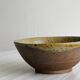 Handmade ceramic craft bowl, rustic glazed bowl