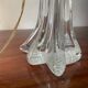 Pied de lampe en cristal 35cm