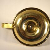 Gilded brass candlestick