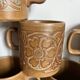 8 stoneware mugs