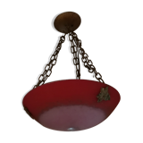 Opaline chandelier