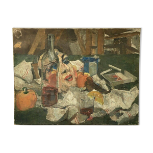Nature morte par C Henry au masque