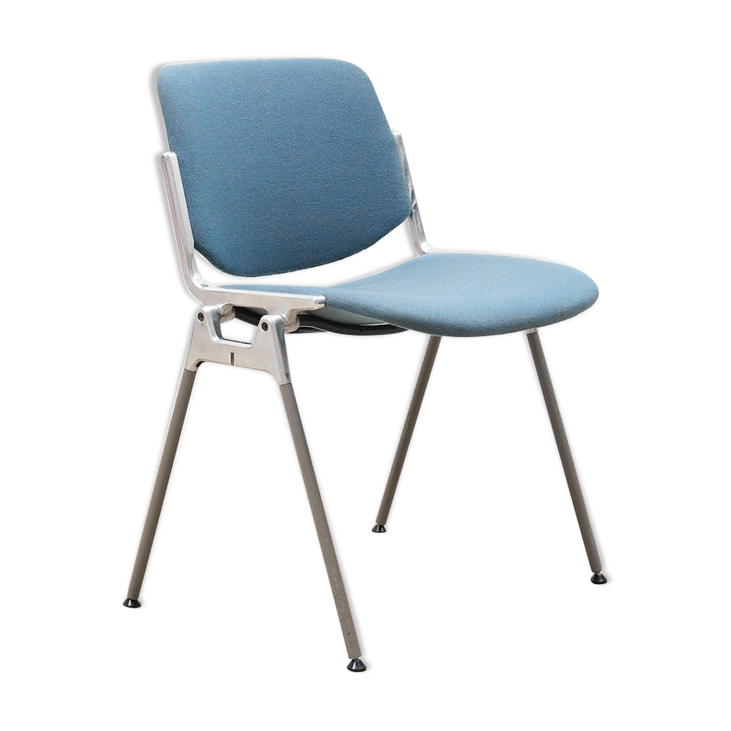 DSC 106 chair by G.Piretti for Castelli blue