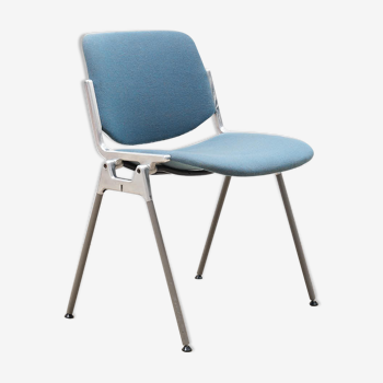 DSC 106 chair by G.Piretti for Castelli blue