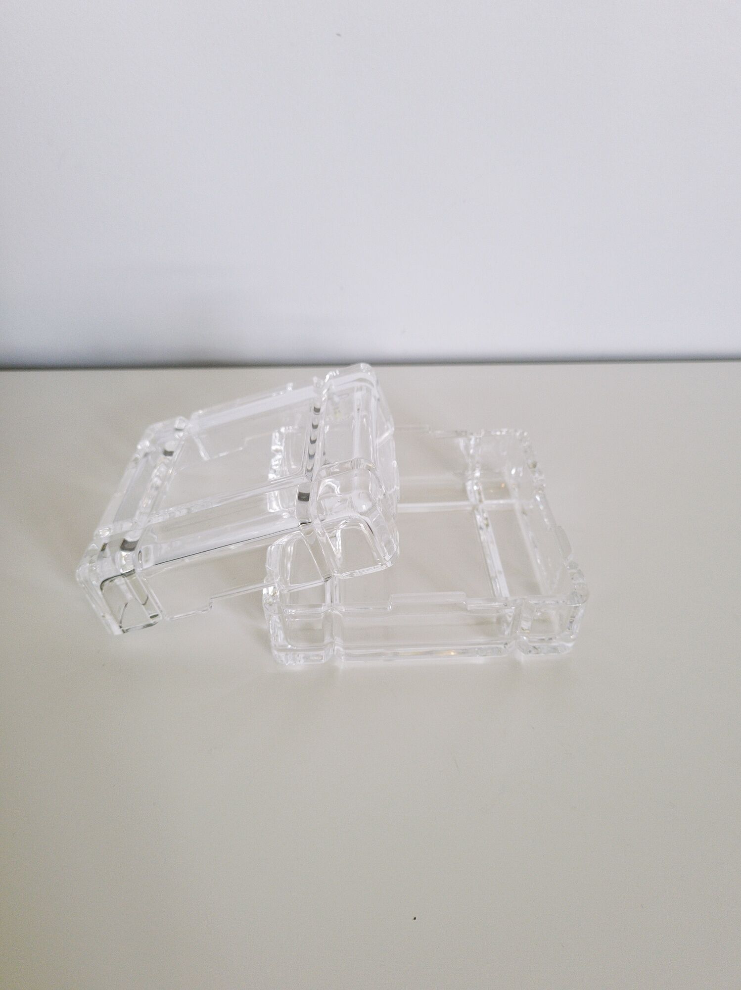 Boite carrée retro cristal