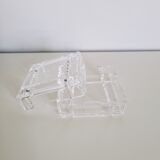 Retro crystal square box