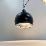 Vintage Space Age Pendant Light – Brown and Chrome, 1970s