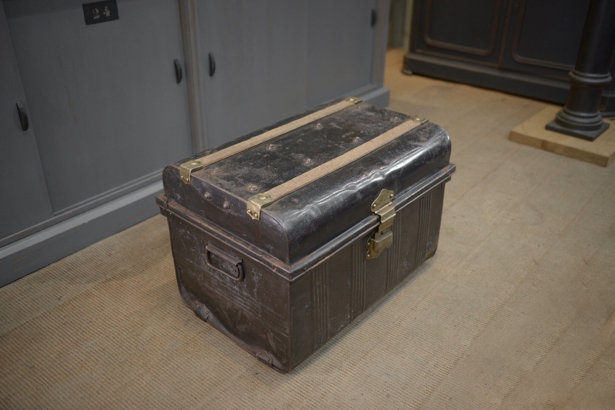 Old metal trunk Willaimson & Sons