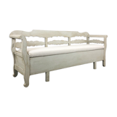 Swedish antique painted wooden sofa 19th century
