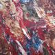 Jozef Mees, Lyrical Abstract Oil on Panel 1962
