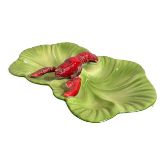 1950s Brad Keeler serving tray Lobster slip