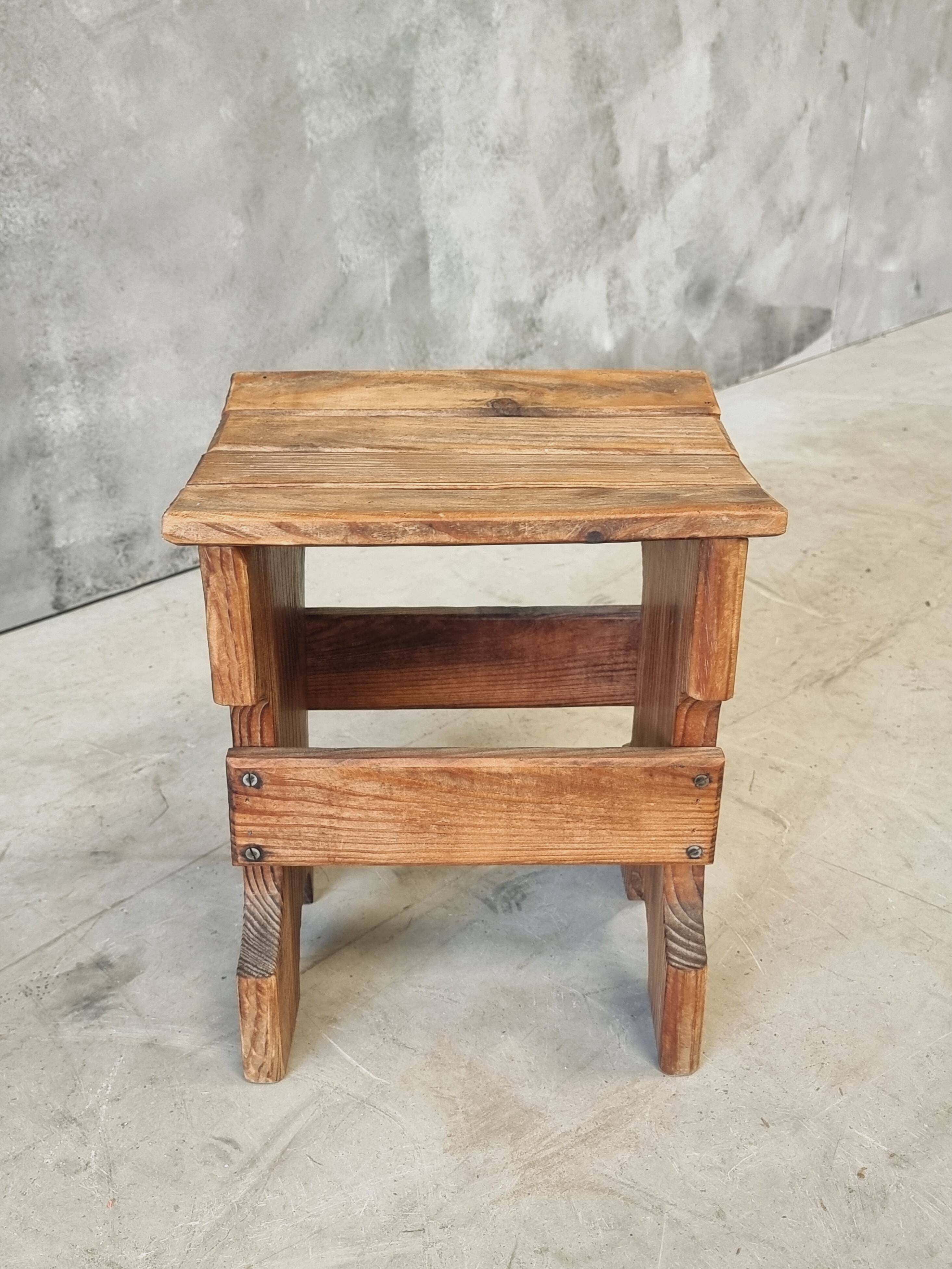 Vintage stool footstool plant table side table