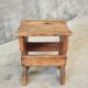 Tabouret repose-pieds vintage table à plantes table d'appoint