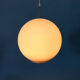 Rare opaline glass pendant lamp by Philips, 1960s