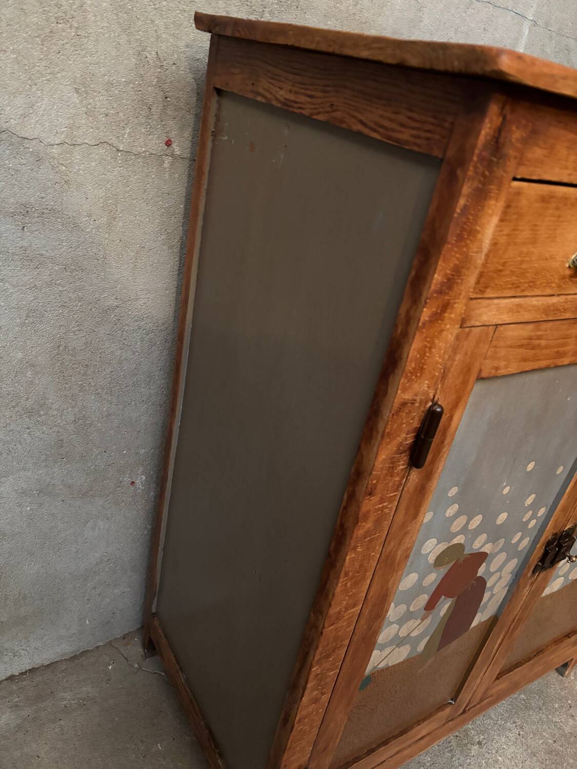 Parisian buffet naive painting