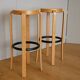 Set of 2 stools scandinavian thygesen and sørensen by magnus olesen