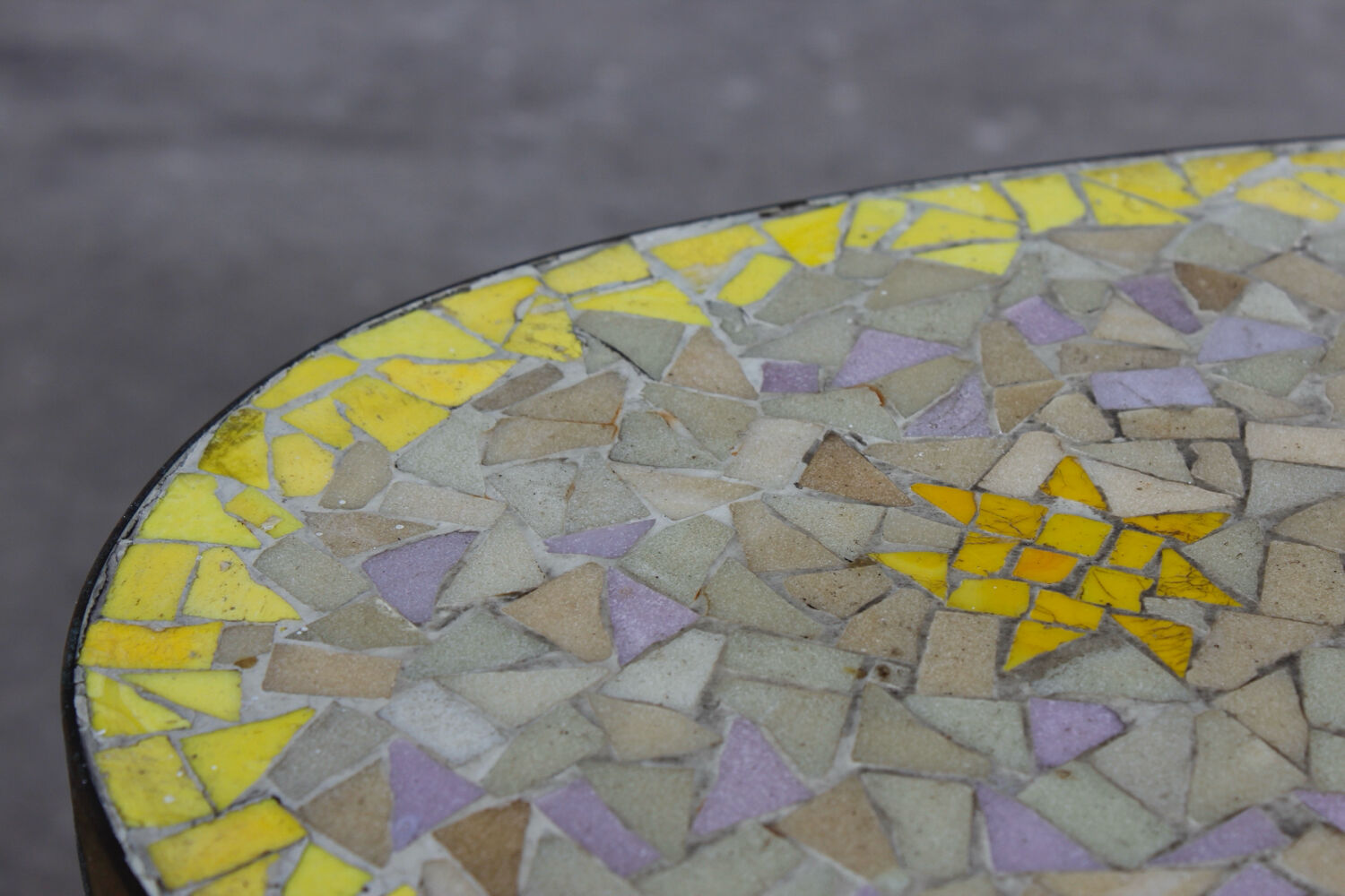 Deutscher 1950er Mosaiktisch Coffee table Vintage design MCM