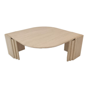 table basse en travertin