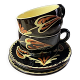 Alsatian ceramic lunch set