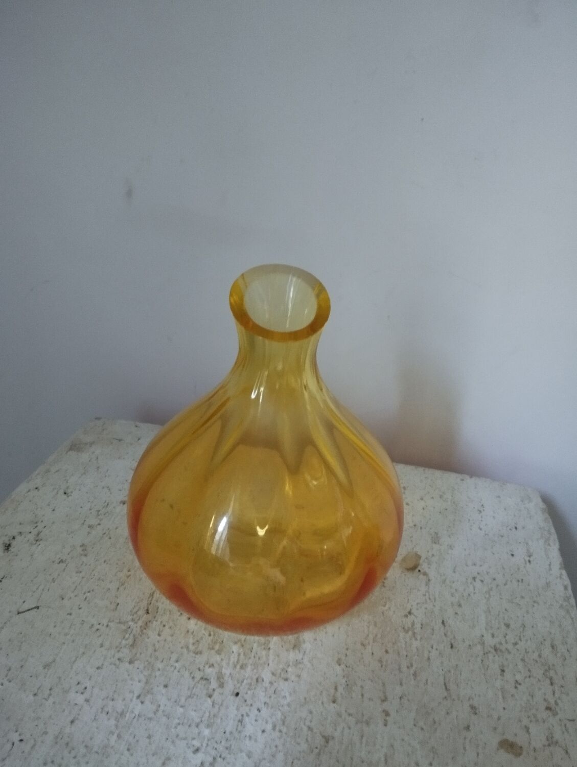 Scandinavian 60s glass vase