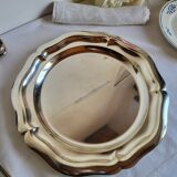 Plat de Service Rond en métal argenté Quist Alpacca