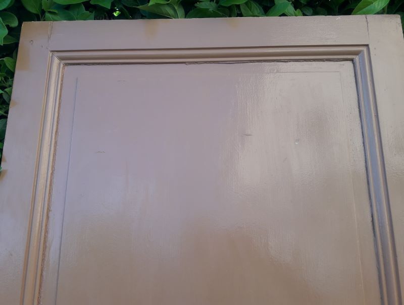 Communication door 199x82,8cm old molded