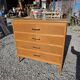 Vintage oak chest of drawers from the 60s