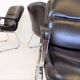 Set of 4 leather office chairs by Grahl