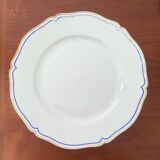 Dish on porcelain pedestal E. BOURGEOIS