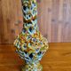 Ceramic ewer vase from La poterie du Cyclope in honey enamels