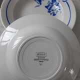 Lot de 4 assiettes creuses Digoin Sarreguemines années 30